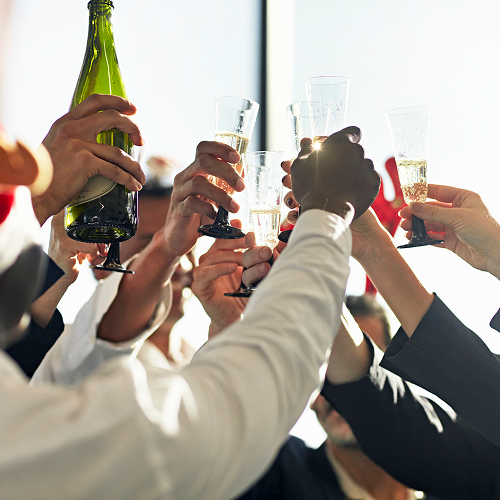 Hosting holiday parties with alcohol